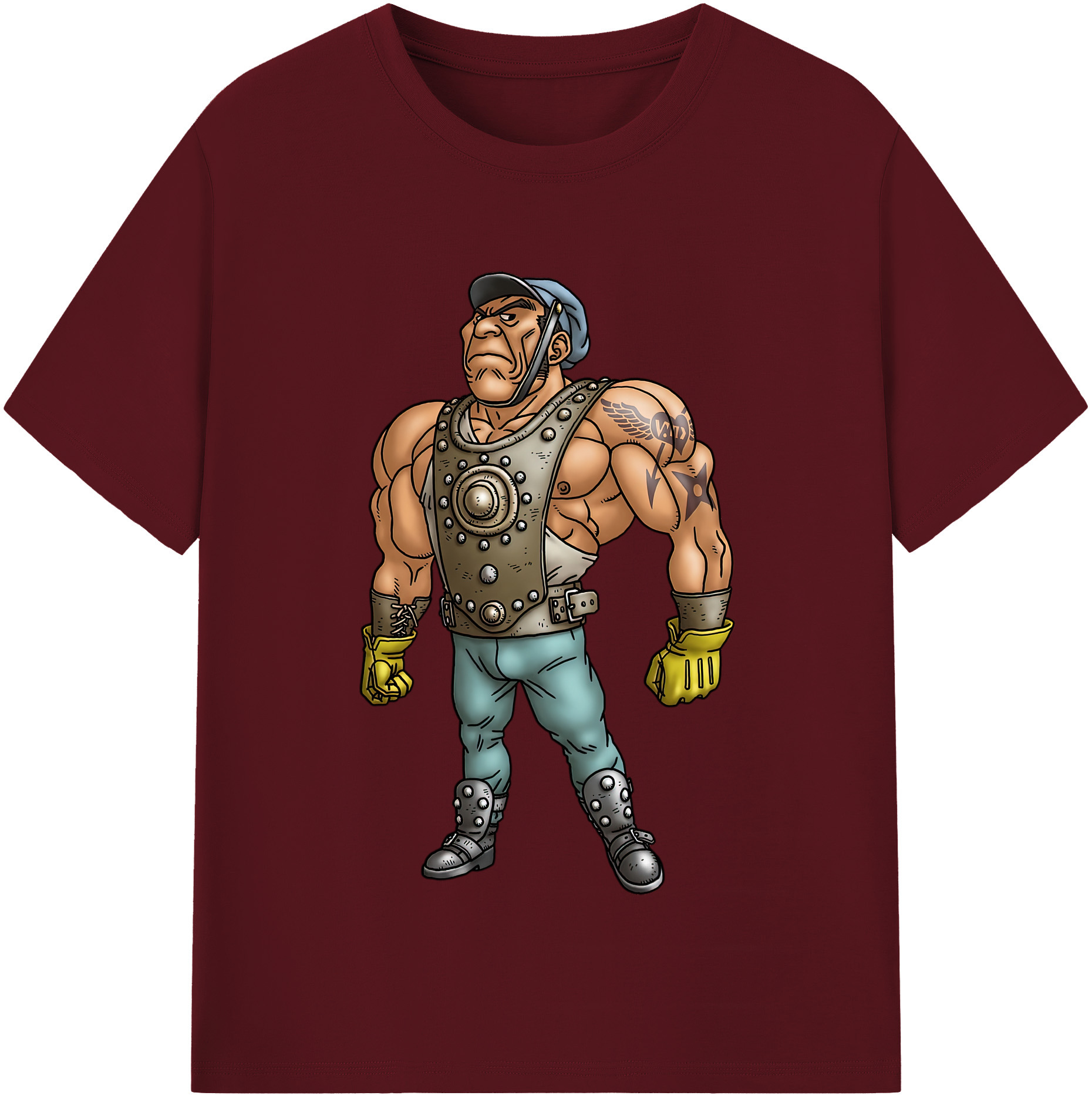 （画像用） ドラゴンクエスト Doragon Kuesuto Dragon Quest 綿100％半袖Tシャツ（フロントプリント）